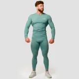 GymBeam Kompresní tričko s dlouhým rukávem Mid Blue - Barva: Modrá | Hmotnost: 0,26 kg | Balení: 55 · záber 5