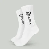 STRIX Essential Crew Socks 2Pack White - Velikost: S | Barva: Biela | Hmotnost: 0,15 kg | Balení: 85 · záber 2