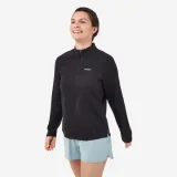 KUIKMA Dámske tenisové tričko Thermic s dlhým rukávom čierne L-XL · záber 1