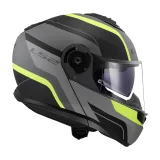 LS2 FF908 Strobe II Matt Black H-V Yellow 3XL (65-66) · záber 5