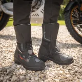 Dámske moto topánky W-TEC Moanna Farba čierno-červená, · záber 2