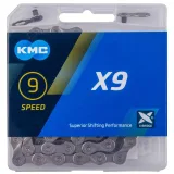 Kmc X9 šedý BOX řetěz · záber 1