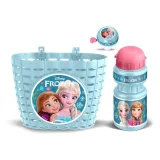 Frozen Cyklistická sada Frozen II (košík, láhev, zvonek) - světle modrá · záber 1