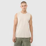 Pánský oversize tank top - béžový · záber 1