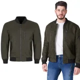 Moto bunda W-TEC Caravago Farba zelená, · záber 1