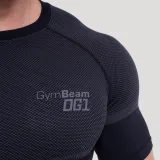 GymBeam OG1 Seamless T-shirt Black/Grey - Méret: M | Szín: Fekete | Tömeg: 0,2289 g | Csomag: 85 · záber 2