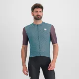 Pánský cyklistický dres s krátkým rukávem SPORTFUL Checkmate jersey, huckleberry blue radiance · záber 2