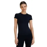 Dámské tréninkové tričko s krátkým rukávem 4F TSHIRT FNK F1270-20S-DEEP BLACK · záber 1
