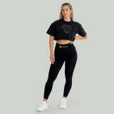 STRIX Dámské tričko CropTop Washed Black - Velikost: L | Barva: Čierna | Hmotnost: 0,206 kg | Balení: 70 · záber 5