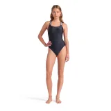 Dámské plavecké jednodílné plavky ARENA WOMENS ELASTIC SOLID-BLACK · záber 3