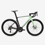 VAN RYSEL Cestný bicykel RCR PRO Ultegra Di2 2x12 PWM zelený XS · záber 1