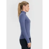 Dámské termo tričko s dlouhým rukávem a s polovičním zipem 4F BRUSHED UNDERWEAR F098-WAW25UBRUF098-32S-DENIM · záber 4