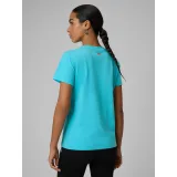 Dámské turistické tričko s krátkým rukávem 4F TSHIRT F2785-48S-AQUA · záber 3