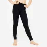 DOMYOS Dievčenské flitrové legíny na cvičenie čierne 5-6 r (113-122 cm) · záber 1