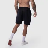 Pánské bavlněné šortky Iron Aesthetics Ambition, černé · záber 5