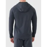 Pánska tréningová mikina so zipsom 4F SWEATSHIRT FNK M631-22M-ANTHRACITE MELANGE · záber 4