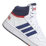 Chlapecká rekreační obuv ADIDAS Hoops 3.0 Mid cloud white victory blue better scarlet · záber 5