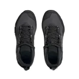 Kotníková turistická obuv ADIDAS Terrex AX4 Mid GTX core black grey three mint ton · záber 3
