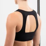 DOMYOS Podprsenka na pole dance s odnímateľnou výstužou z dvojitého materiálu čierna L-XL · záber 2
