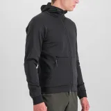 Pánská cyklistická bunda s kapucí SPORTFUL Metro softshell, black · záber 4