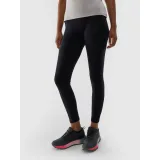 Dámské turistické zateplené legíny 4F TROUSERS FNK-AW23TFTRF404-20S-DEEP BLACK · záber 2