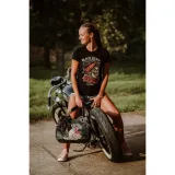 BLACK HEART Pin Up Skull čierna - XL · záber 3