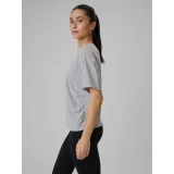 Dámské tréninkové tričko s krátkým rukávem 4F TSHIRT FNK F1811-27S-COLD LIGHT GREY · záber 3