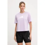 Dámské tréninkové tričko s krátkým rukávem ADIDAS WE BL TEE POWPLU · záber 2