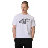 Pánské tričko s krátkým rukávem 4F TSHIRT M2659-10S-WHITE · záber 1