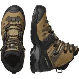 Pánská kotníková turistická obuv SALOMON Quest 4 GTX M kelp black castlerock · záber 4