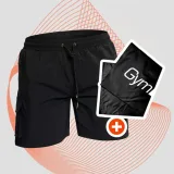 Мъжки бански Cargo Black - GymBeam - Размер: S | Тегло: 0,12 g · záber 1