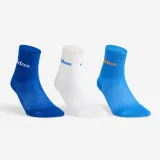 ADIDAS ADIDAS detské vysoké tenisové ponožky 3 páry modré 31-33 · záber 1