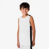 KIPSTA Detské basketbalové tielko Tank 100 biele 14-15 r (161-172 cm) · záber 1