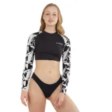 Dámské plavkové tričko FUNDANGO Amelia Surf Top-984-black diamond · záber 1