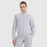 Dámská sportovní rychleschnoucí mikina regular - šedá · záber 1