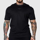 Oversized póló Iron Aesthetics 3D, fekete · záber 1