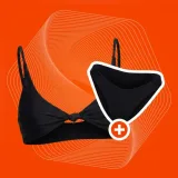 Горнище на бански CURACAO Black - GymBeam - Размер: XL | Тегло: 0,07 g · záber 1