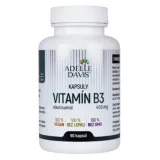 Adelle Davis Vitamín B3 Niacínamid 400 mg 60 kapsúl - Balenie: 0.4 g · záber 2