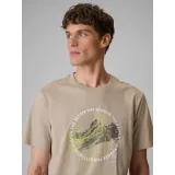 Pánské tričko s krátkým rukávem 4F TSHIRT M2822-83S-BEIGE · záber 5