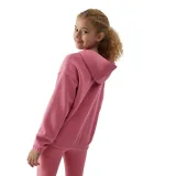 Dívčí mikina s kapucí 4F JUNIOR SWEATSHIRT-JAW23TSWSF639-54S-PINK · záber 2