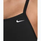 Női egyrészes fürdőruhák NIKE SWIM Solid Rib Black · záber 5