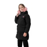 Dívčí bunda 4F JUNIOR GIRLS JACKET JKUDP004-20S-DEEP BLACK · záber 1