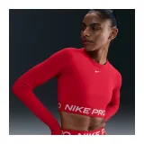 Dámské tréninkové tričko s dlouhým rukávem NIKE PRO PRO DF 365 CROP LS-657-Red · záber 3