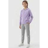 Dievčenská mikina so zipsom 4F JUNIOR SWEATSHIRT F2322-51S-VIOLET · záber 3