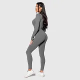 Dámsky rebrovaný overal Iron Aesthetics Rib Lady, sivý · záber 5