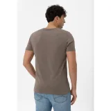 Pánské tričko s krátkým rukávem VOLCANO T-SMUGE-BEIGE · záber 3
