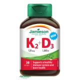 JAMIESON Vitamíny K2 120 µg + D3 1000 IU 30 kapsúl · záber 3