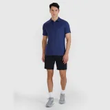 Pánské sportovní rychleschnoucí polo tričko regular - tmavě modré · záber 2