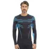 Brubeck Dry s dlhým rukávom Graphite/Blue - XXL · záber 5