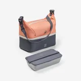 QUECHUA Termotaška 500 5 l s plastovou dózou 1 l oranžová bez · záber 1